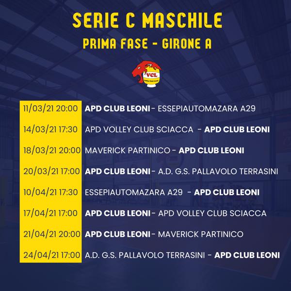 Serie C Maschile 2020/2021 Prima fase - girone A 