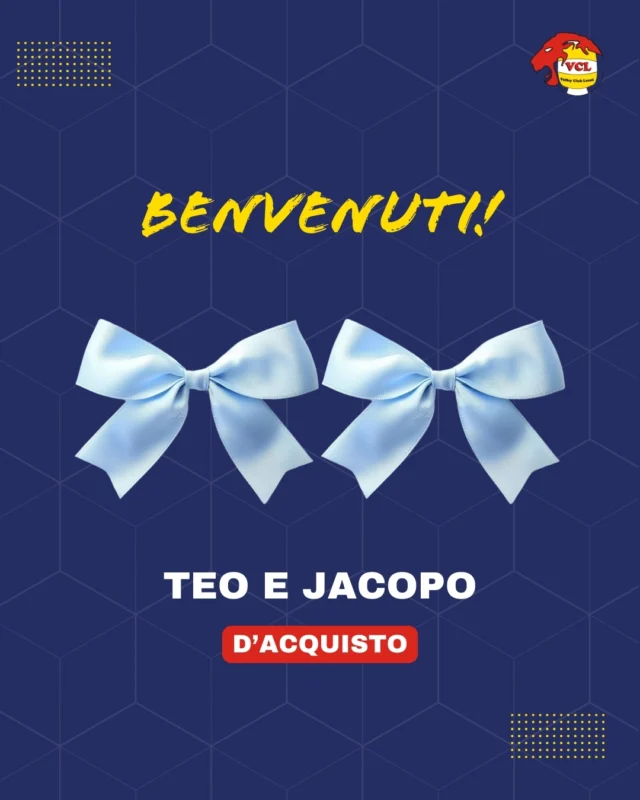 💙 Fiocco azzurro al Club Leoni! Infiniti auguri a mamma Elisa e papà Manlio.
🦁 Cari Teo e Jacopo, benvenuti al mondo! Avete una grande famiglia ruggente che non vede l'ora di conoscervi.

#volleyclubleoni #leonisinasce #leonifamily #ilovethisclub